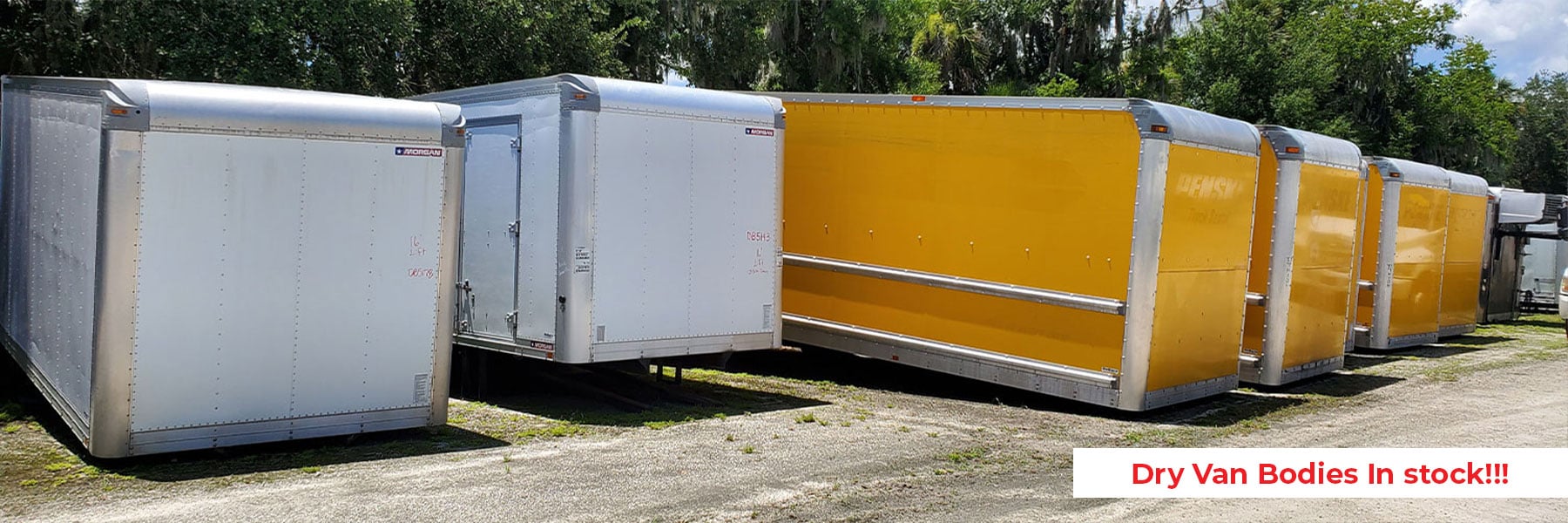 Dry Van Bodies In stock!!! 