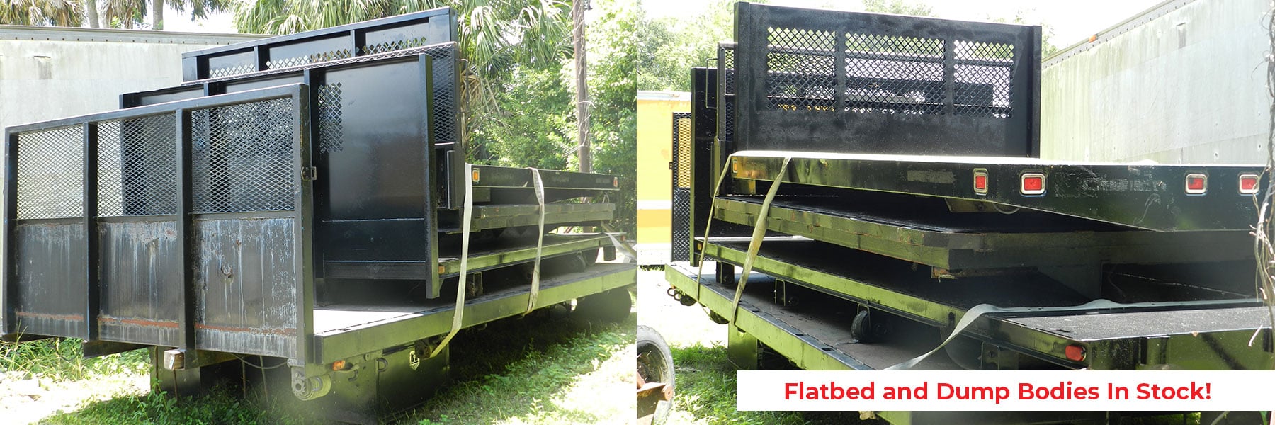 Flatbed and Dump Bodies In Stock!